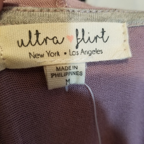 NWT Ultra flirt long sleeve Jersey style top - Picture 4 of 8